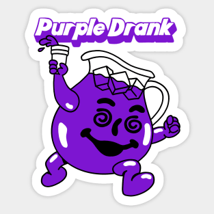 Purple Drank Man Sticker